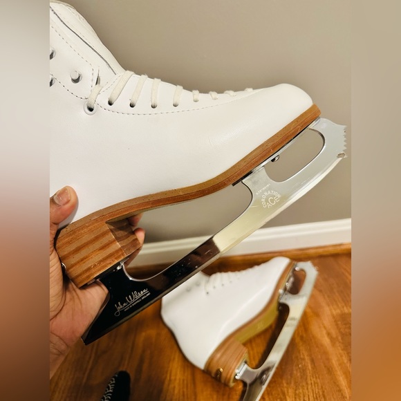 Jackson Premiere Figure Skates 7.5 Coronation Ace Blade 9.75” - Picture 5 of 10